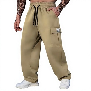 <b>Men's</b> Performance Polyester/Cotton Cargo <b>Overalls</b> Anti-Wrinkle Breathable Anti-Shrink Features Button Fly Closure Elastic Waist - Product Image 2