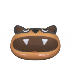 Custom Eco-Friendly Fun Canine-inspired Whimsical Animal <strong>Design</strong> Porcelain Cartoon Big Mouth <strong>Dog</strong> Face Food &amp; Water Feeding <strong>Bowl</strong> - Product Image 4