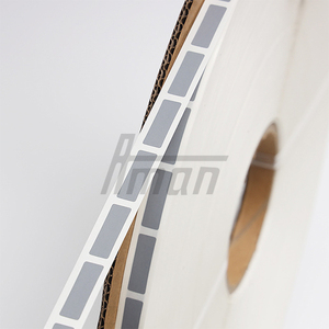 Gray PET Oblong <b>Scratch</b>-Off Sticker 7x22mm | Password Hiding | Recharge Card Anti-Counterfeit Label - Product Image 3