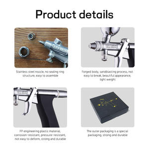 Ensemble de pistolet de pulvérisation artisanal de type déclencheur adapté à la peinture en aérosol de réparation de rayures de cadre de téléphone portable uniformément - Product Image 6