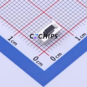 YTSB003A0382501B Tactile <b>Switch</b> SMD <b>Switch</b> Single Pole Single Throw Rectangle Button 2.5N Horizontal Mount - Product Image 1