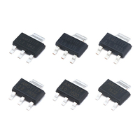 AMS117-1.2, 1.8, 2.5, 3.3, 5.0V ADJ SOT-223 Puce d'alimentation du régulateur de tension, IC abaisseur Circuits intégrés-IC électronique