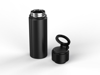 Mug Air Stainless Steel 304 17oz 500ml dengan Penyangga Ponsel Magnetik, Speaker Bluetooth, Tutup Terisolasi, Menjaga Dingin/Hangat 12-24 Jam