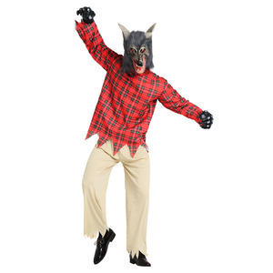 Animal <span class=keywords><strong>Lobo</strong></span> Cosplay disfraz adulto Halloween juego de rol disfraces de fiesta para hombres - Product Image 2