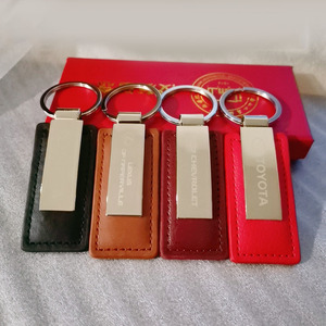 Llavero de Cuero Personalizado, Llavero de Cuero Hecho a Mano con Logotipo de Marca de Coche, Fabricante de Aleación de Zinc, Venta al por Mayor, PU - Product Image 3