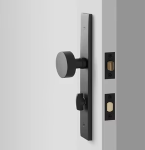 Thiết kế tay nắm cửa Vật liệu khóa cửa cửa ổ khóa Guang dong phần cứng với tấm hợp kim kẽm nóng bán mới nhất hiện đại - Product Image 2