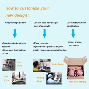 Fábrica personalizada novo design OEM/ODM silicone borracha produtos fabricante personalizado silicone molde peças para Amazon fábrica