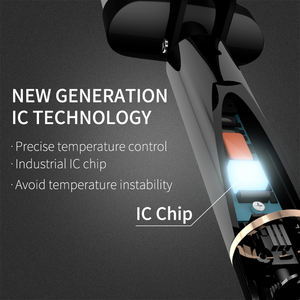 Professioneller <span class=keywords><strong>Salon</strong></span> Magic 3-Barrel Lockenstab Elektrisch Bestseller Rotierender Keramik-Titan Automatischer Lockenstab PTC-Heizung - Product Image 5