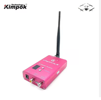 Récepteur vidéo Kimpok Ultra Longue Portée 1.5GHz 1405M-1680M VRX pour drone FPV, accessoire de drone, récepteur vidéo haute sensibilité 12 canaux