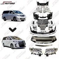 2022 baru Body Kit Untuk Toyota Alphard Vellfire Anh20 Anh 20 2008 2009 2010 2011 2012 2013 2014 untuk 2018 2020 2022 ANH30 35 series