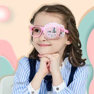 Multi Designs 3D Cotton Glasses Eye Patch For Kids Girls Boys With Lazy Eye