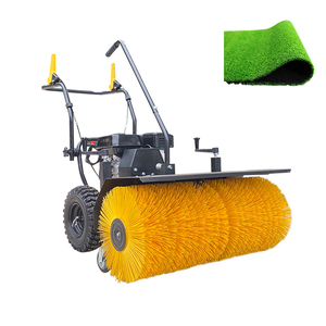 School Lawn Sanding Machine Snow Cleaning Road Dust Sweeper Artificial Grass 6.5hp Brushing Machine - Product Image 5