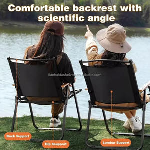 Chaise de <span class=keywords><strong>camping</strong></span> pliante d'extérieur, portable, pour pique-nique, plage, pêche, équipement de <span class=keywords><strong>camping</strong></span>, chaise d'extérieur - Product Image 6