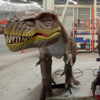 HT-027 Dinosaurus Animatronik Triceratops Simulasi Raksasa dengan Remote Control dan Suara untuk Pusat Perbelanjaan