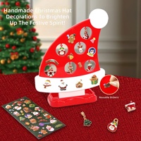Boîte surprise de Noël pour la fabrication de bracelets DIY, breloques en alliage de zinc, 24 trous, vente en gros, cadeau fantaisie