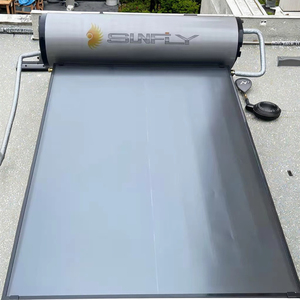 150L thép không gỉ nồi hơi Geyser trên mái nhà tấm phẳng hệ thống máy nước nóng năng <span class=keywords><strong>l</strong></span>ượng mặt trời cắm trực tiếp - Product Image 1