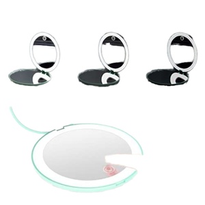 <b>Led</b> <b>Makeup</b> <b>Mirror</b> Private Label 3 Colors Cosmetic Mini <b>Mirror</b> Available Rechargeable <b>Led</b> <b>Mirror</b> - Product Image 3