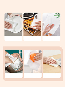 Koocca hộ gia đình làm sạch các mặt hàng xé lên không dệt wook bột giấy làm sạch vải cuộn cho nhà bếp món ăn COOKTOP nồi làm sạch giẻ rách - Product Image 3