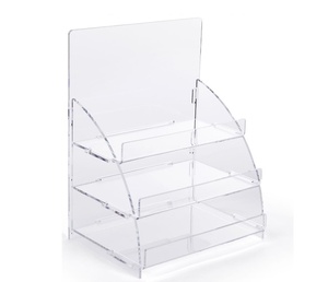 Retail Shop Clear Color POP <strong>Display</strong> <strong>Racks</strong> <strong>Case</strong> Stand Candy Countertop <strong>3</strong> Shelf Acrylic <strong>Display</strong> Unit - Product Image 1