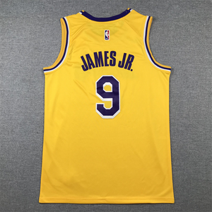 Camiseta de Baloncesto de los Lakers de Los Ángeles, Doncic 77, James Jr. 9, Reaves 15, Uniforme Deportivo Sublimado de Poliéster de Secado Rápido para Hombre - Product Image 3
