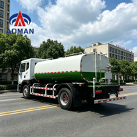 Camion-citerne à eau léger diesel 4x2 de 12 m, châssis Isuzu, mini-citerne municipale pour la suppression de la poussière