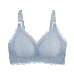 1334 femmes confort motif géométrique allaitement essentiel maternité soutien-gorge Ultra doux sans fil moyen Stretch soutien-gorge - Product Image 5