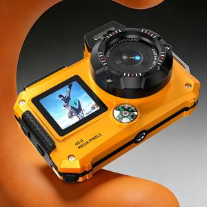 Cámara Digital Sumergible con WiFi, Doble Lente de 2.8+1.<span class=keywords><strong>4</strong></span> Pulgadas, 4K 48MP, para Vlogs Subacuáticos, Deportes y Selfies - Product Image 2