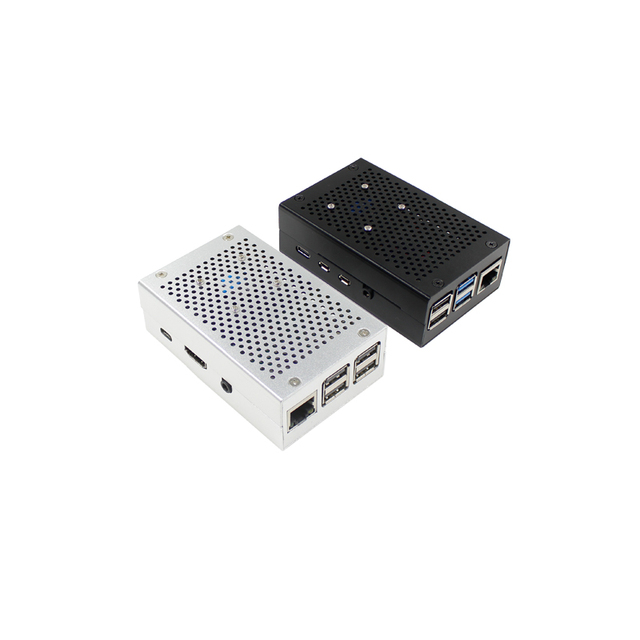 Raspberry Pi 4B/3B Plus Aluminum Mesh Metal Protective Case