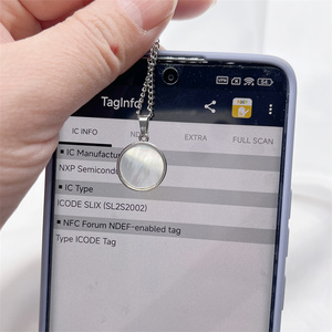Mini-étiquettes RFID NFC programmables en métal doré en gros pour bijoux, pour usage professionnel - Product Image 5