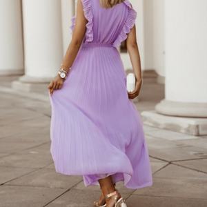 Nouvelle Robe Midi Décontractée d'Été pour Femme – Confortable, Tendance, en Chiffon Tissé Personnalisé, Lin et Coton Anti-Statique - Product Image 3