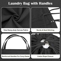 Sac à cordon en coton écologique personnalisé Texpack, sac de lavage
