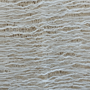 Production spéciale coton-lin mélangé tricot armure araignée tissu motif rayé mélangé pour déguisements et couleurs personnalisées - Product Image 1