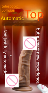 10 tần số Kính thiên văn rung thrusting thực tế dildo nữ thủ dâm với cốc hút sưởi ấm dương vật sản phẩm nữ tính - Product Image 6