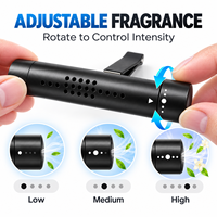 Logo personnalisé voiture monté aromathérapie diffuseur de voiture sans eau parfum naturel intelligent voiture évent clip sortie désodorisant diffuseur