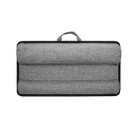 Support portable et réglable pour ordinateur portable avec coussin, repose-bras, support de tablette, tapis de souris intégré et emplacement pour téléphone, pour lit et canapé