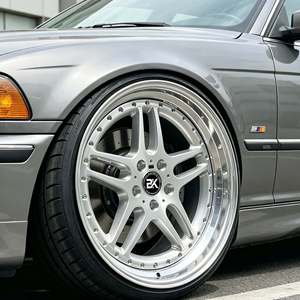 Rines Bku Real de 3 Piezas Forjadas 5x120 de 17, 18 y 19 Pulgadas, Estilo M <span class=keywords><strong>Paralelo</strong></span> 37, Rines de Aleación Plateados para BMW E46 E34 E60 E38 E39 M5 - Product Image 2