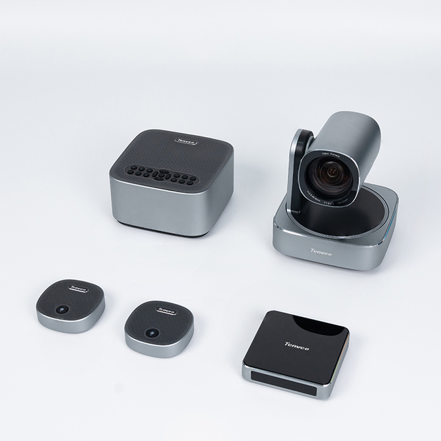 Tenveo 4k UHD Completed Video Conference System With PTZ Camera, Mics and Speaker