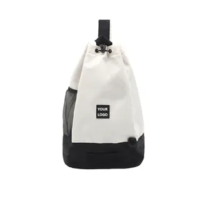 Custom logo bag Recycled nylon Men Shoulder Crossbody Messenger Chest Bag Waterproof rpet Sling Bag Backpack for man women