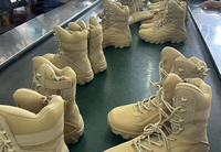 Bottes tactiques imperméables et respirantes pour l'entraînement, l'escalade, la randonnée, bottes à fermeture éclair à hauteur de cheville