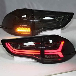 4-piezas LED luz trasera para Mitsubishi Pajero Sport Montero Sport <span class=keywords><strong>Nativa</strong></span> Pajero para LED trasera lámpara humo negro 2009-2014 - Product Image 2