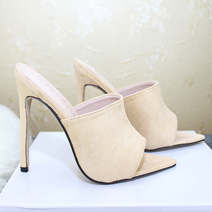 Vente en gros de chaussures à la mode, sandales à talons hauts pointus, grandes tailles, chaussures pour femmes - Product Image 5
