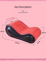 Fauteuil de relaxation incurvé en S luxueux et personnalisé en PVC, canapé gonflable ergonomique pour couple, coussin de yoga pour salon