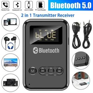 USB <span class=keywords><strong>Bluetooth</strong></span> 5.0 Transmitter <span class=keywords><strong>Receiver</strong></span> A2DP AUX 3.5 mét RCA jack USB Adapter không dây hỗ trợ TF thẻ FM Kết quả đầu ra cho TV PC xe - Product Image 2
