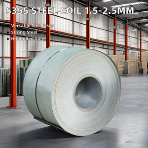 Bobina de acero S355 1,5mm-<span class=keywords><strong>2</strong></span>,5mm Línea de decapado de alta hendidura Hoja de carbono bajo suave 0,8-40mm 600-2200mm Corte de doblado laminado en caliente ASTM - Product Image 3