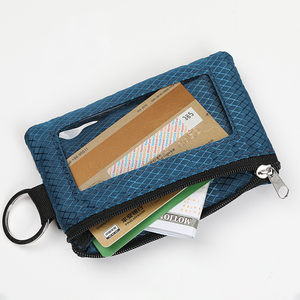 RFID portable coin purse Signal shielding anti-theft credit card swiping bag storage hanging <b>for</b> <b>key</b> kids chain earphone leather - Product Image 5