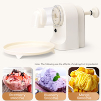 Vente chaude Ménage Charge Neige Machine À Glace Rasé Rechargeable Cuisine Neige Glace Rasoir Pour Smoothie