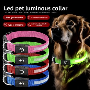 <span class=keywords><strong>Collar</strong></span> Luminoso LED para Perro con Carga USB, Estilo Casual de Nailon, para Todas las Estaciones, Venta al Por Mayor - Product Image 4