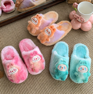 Nieuw product, populaire product, schattige pantoffels, pluche pantoffels, warmhoudend, op maat gemaakte schattige dierenpluche pantoffels - Product Image 5