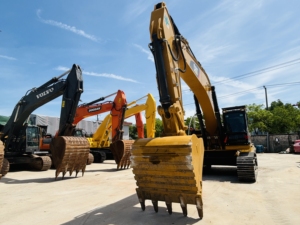 รถขุด CAT 336GC พร้อมบุ้งกี๋ขุดสีเหลือง รถตักตีนตะขาบไฮดรอลิก อุปกรณ์ก่อสร้างสำหรับงานหนัก - Product Image 2