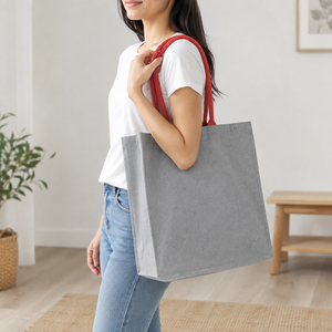 กระเป๋าผ้าแคนวาสรีไซเคิลรักษ์โลก 225 GSM กระเป๋าช้อปปิ้งโปรโมชั่น หูหิ้วเสริมบุนวม พร้อมสกรีนโลโก้ ขายส่ง - Product Image 3